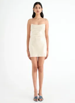 Benni Juliano Sequin Mini Dress Light Toffee Size 10 for rent on The Volte - image 1