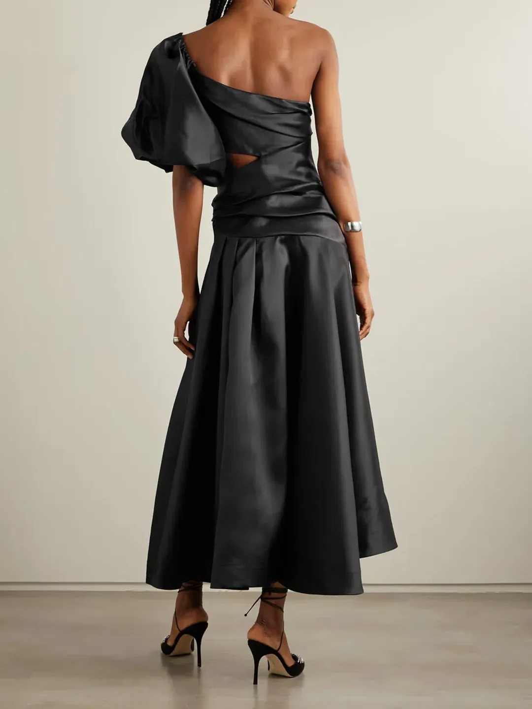 Alemais Regent Noir Maxi Dress Black Floral Size 10 for rent on The Volte - main image