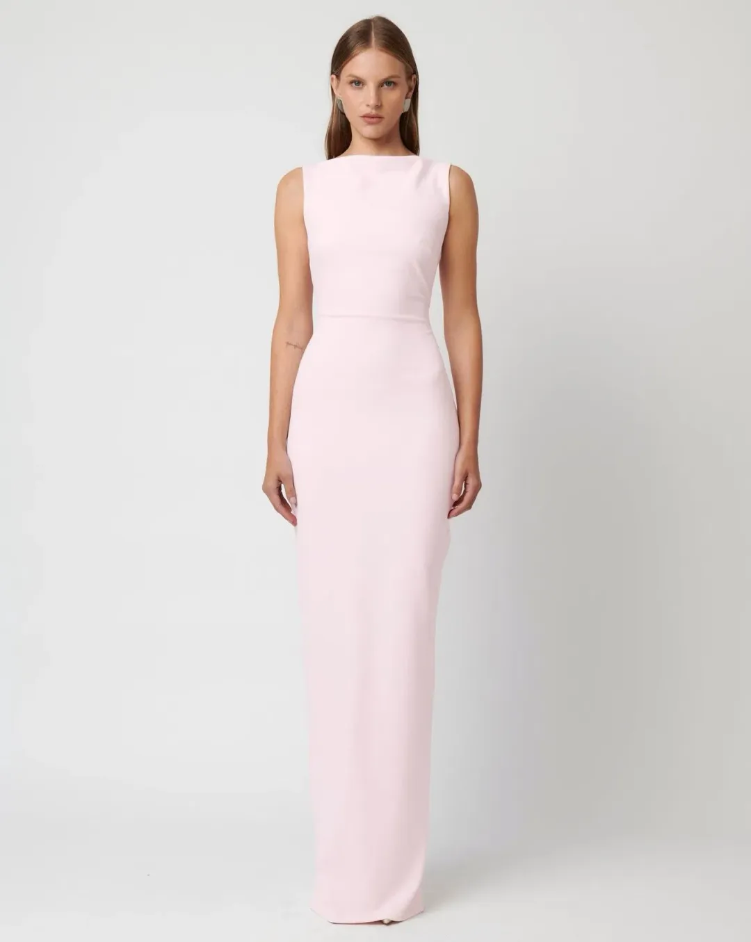 Effie Kats Verona Gown Ice Pink Size 8 for rent on The Volte - main image