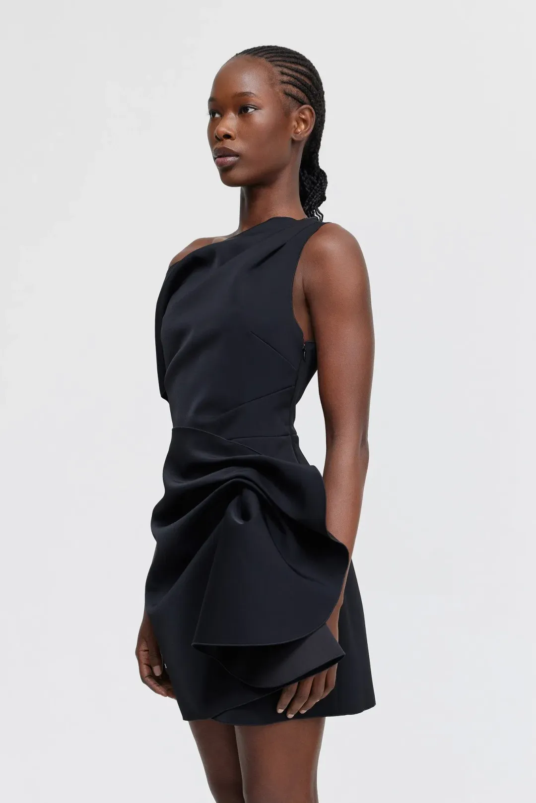 Acler Eddington Mini Dress Black Size 8 for rent on The Volte - main image