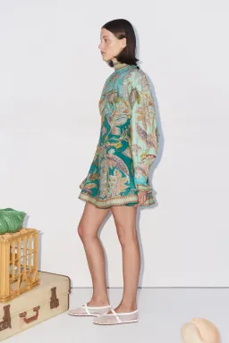 Alemais Franca Mini Dress Green Size 10 for rent on The Volte - image 2