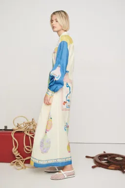 Alemais Elixir Shirtdress Print Size 8 for rent on The Volte - image 2