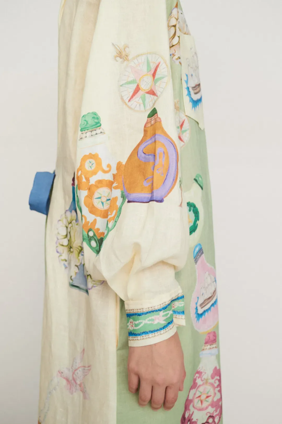 Alemais Elixir Shirtdress Print Size 8 for rent on The Volte - main image