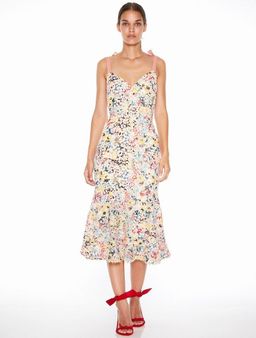Talulah Bittersweet flounce midi dress - Size S for rent on The Volte - image 1