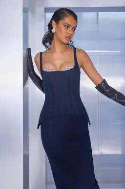 Eliya the Label Monet Midi Dress Blue Size XS / AU 6 for rent on The Volte - image 2