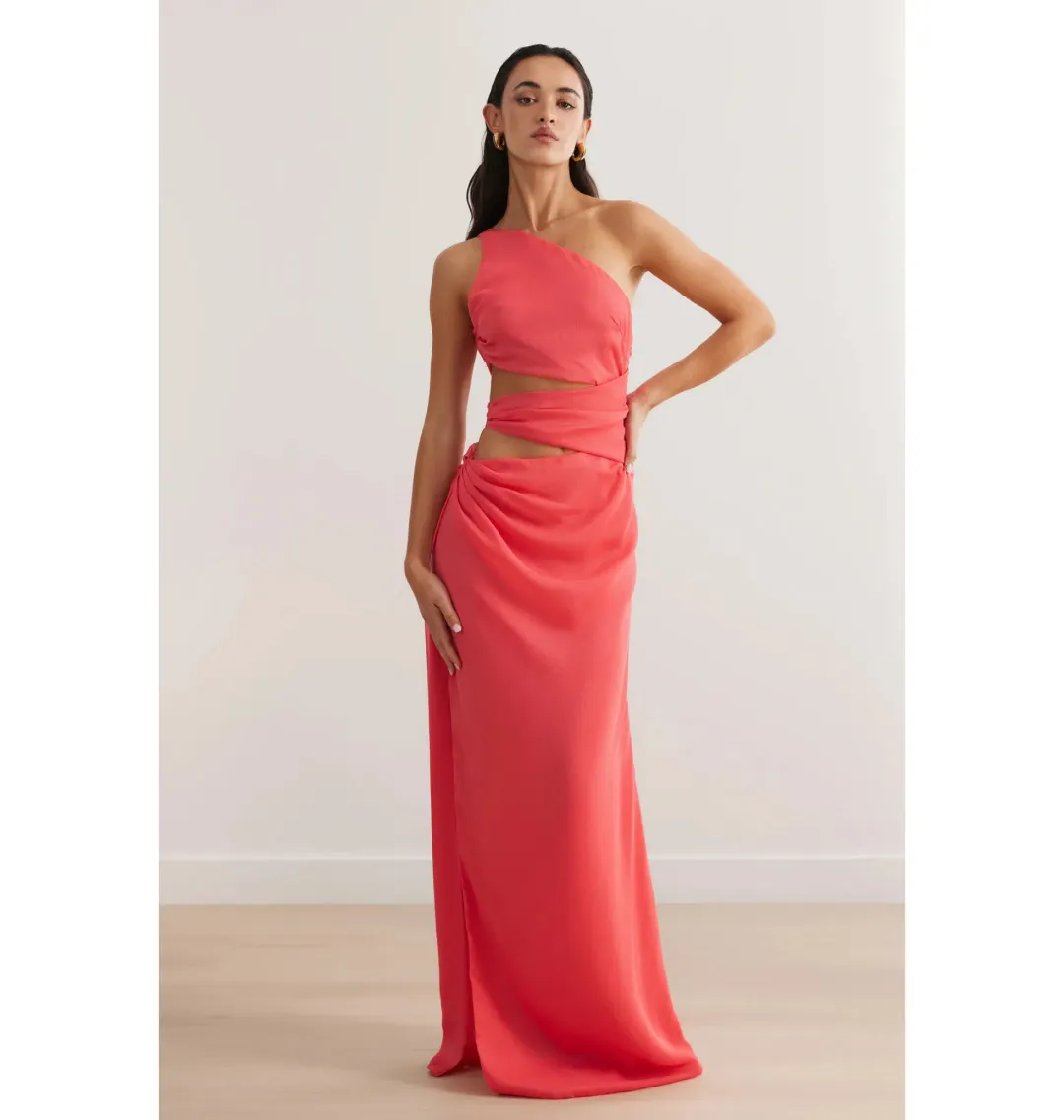 Lexi Aurea Dress Flamingo Size AU 6 for rent on The Volte - main image