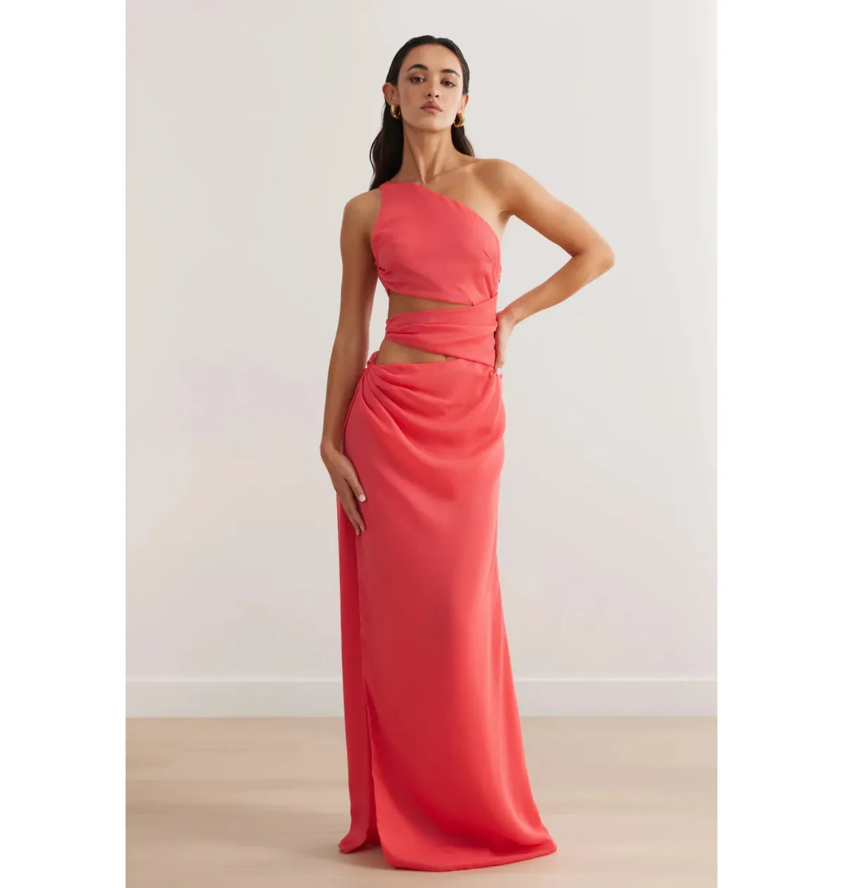 Lexi Aurea Dress Flamingo Size AU 6 for rent on The Volte - main image