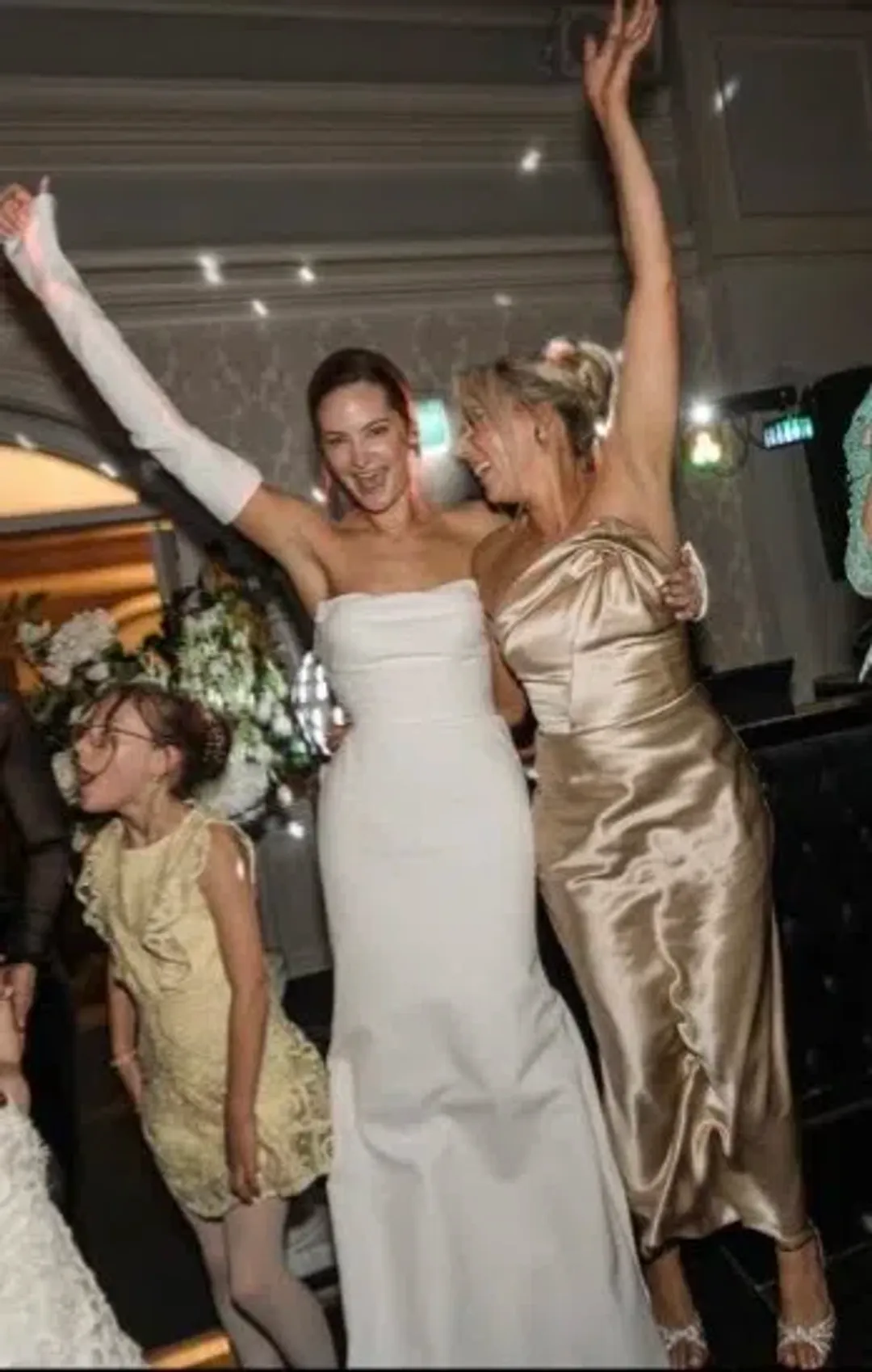 Manning Cartell Show Me Love Strapless Gown Champagne Size AU 10 for rent on The Volte - main image