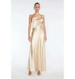 Manning Cartell Show Me Love Strapless Gown Champagne Size AU 10 for rent on The Volte - image 2