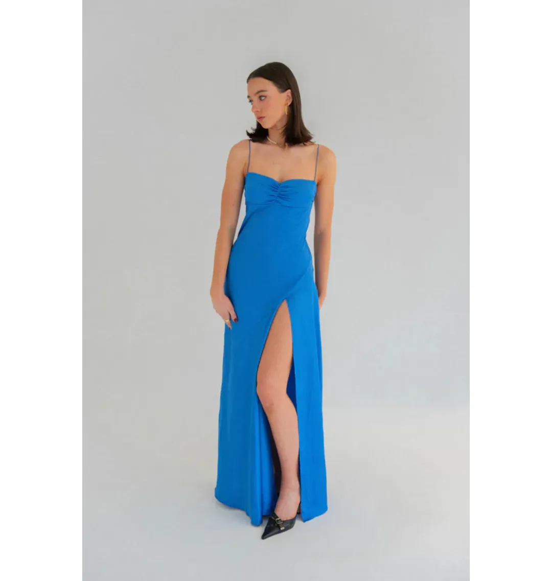 HNTR The Label Gaia Gown Azul Size M / AU 10 for rent on The Volte - main image