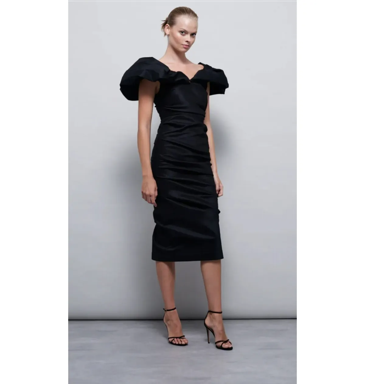 Rachel Gilbert Frey Dress Black Size 2 / AU 10  for rent on The Volte - main image
