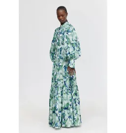 Acler Matthew Maxi Dress in Fresco Garden Size AU 16 for rent on The Volte - image 2