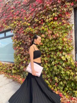 Christopher Esber Deconstruct Multi Panel Knit Dress Black Size 8 for rent on The Volte - image 5