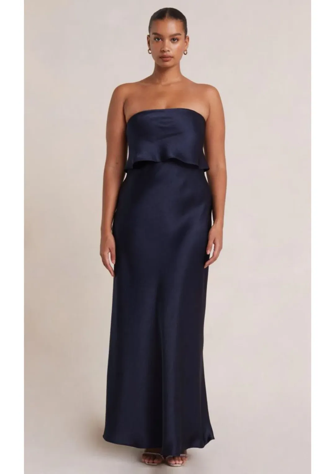 Bec & Bridge The Dreamer Overlay Dress Navy Size 12 for rent on The Volte - main image