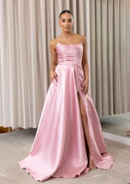 Nicoletta Emmeline Gown in Soft Pink Size 8   for rent on The Volte - image 1