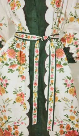 Alemais Elisabetta Midi Shirtdess Floral Size 16 for rent on The Volte - image 4