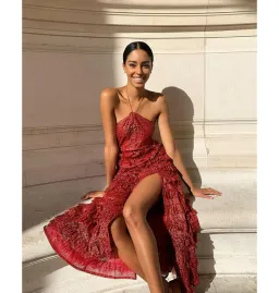 Alamour the Label Lucy Dress Red Size XXS / AU 4 for rent on The Volte - image 1