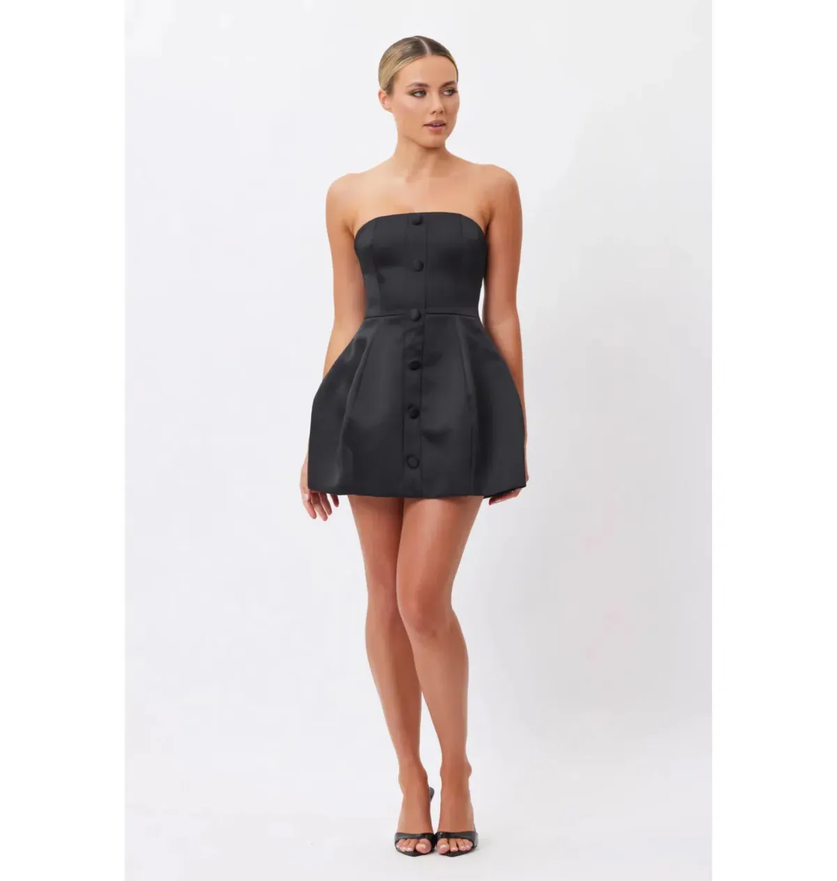 Bianca & Bridgett Elysse Mini Dress Black Size AU 6 for rent on The Volte - main image