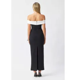 Bianca & Bridgett Leni Maxi Dress Black Size AU 14 for rent on The Volte - image 3