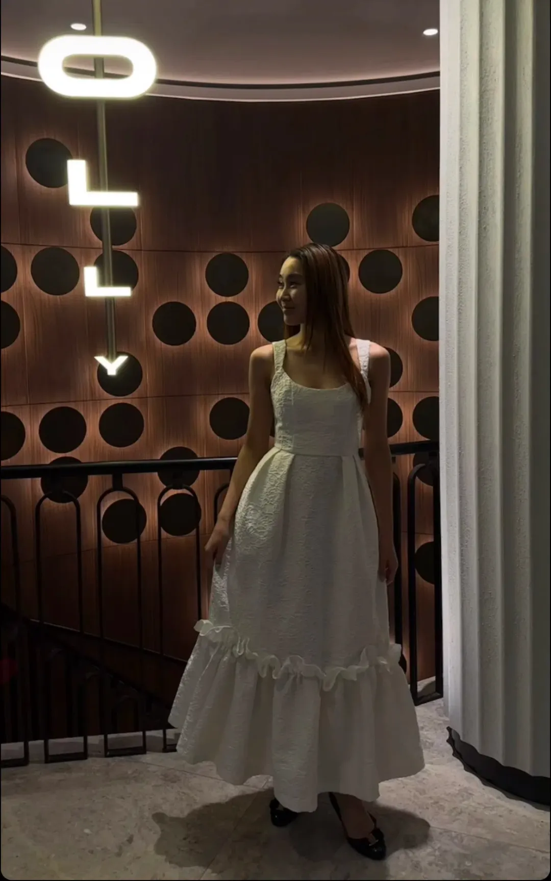 Elliott Insonomy Jacquard Dress White Size XS / AU 6   for rent on The Volte - main image