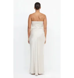 Bec & Bridge The Dreamer Strapless Dress Champagne Size AU 6 for rent on The Volte - image 2