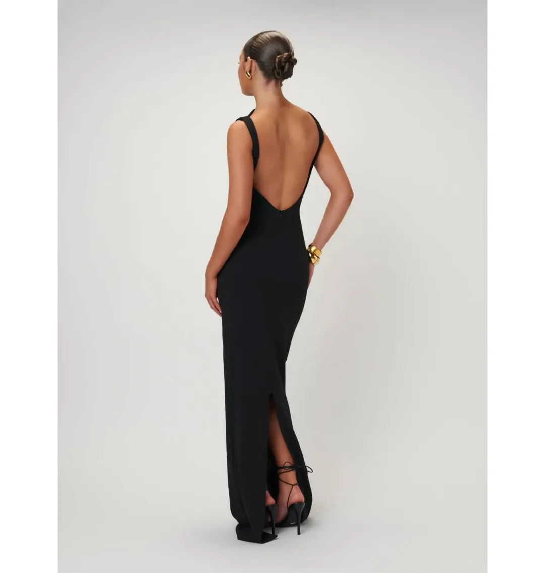 Effie Kats Verona Gown Black Size M / AU 10 for rent on The Volte - main image