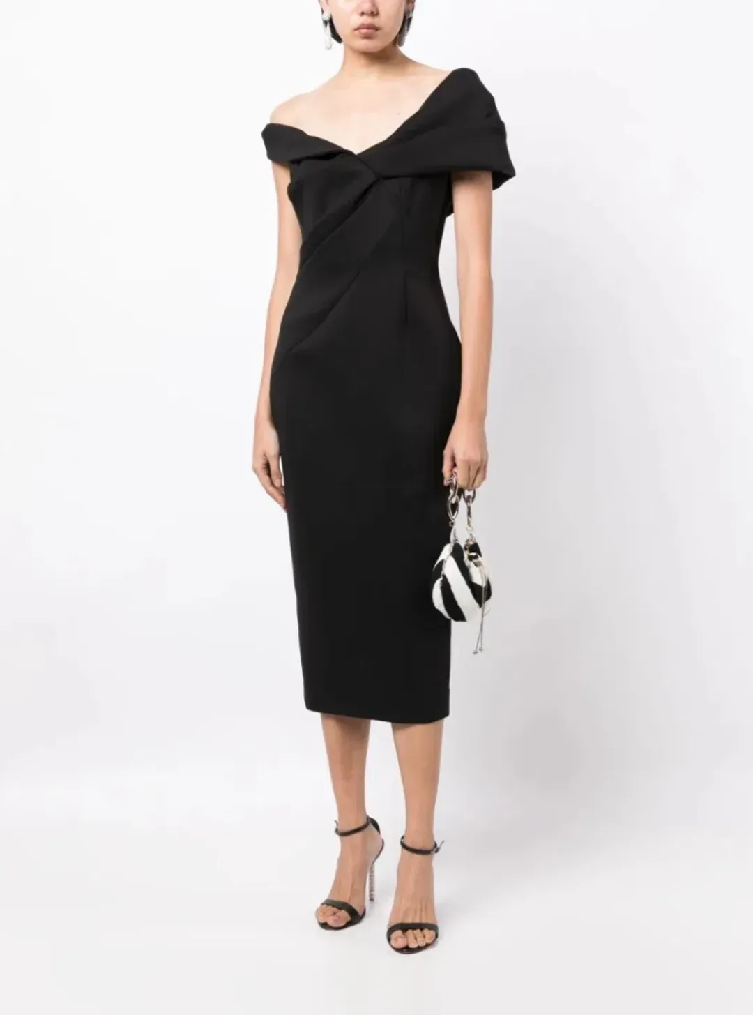 Rachel Gilbert Matteo Dress Black Size 6 / AU 18 for rent on The Volte - main image
