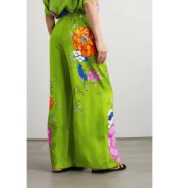 Alemais Olivia Shirt and Pant Set Green Print Size AU 14 for rent on The Volte - image 4