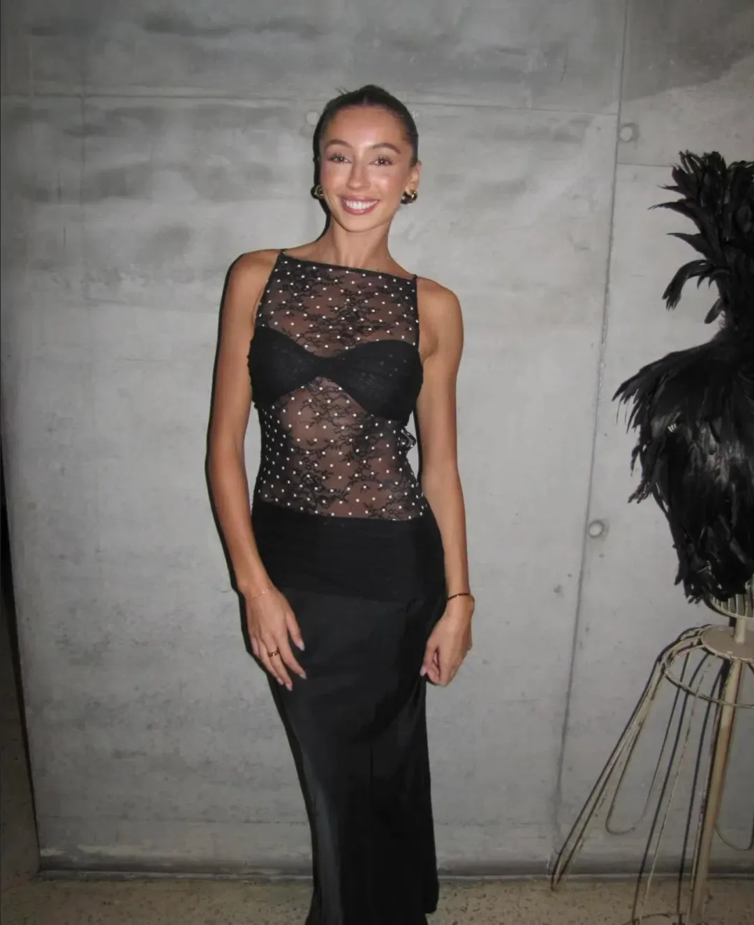 Pfeiffer Maxi Dress in Black Size AU 6 for rent on The Volte - main image