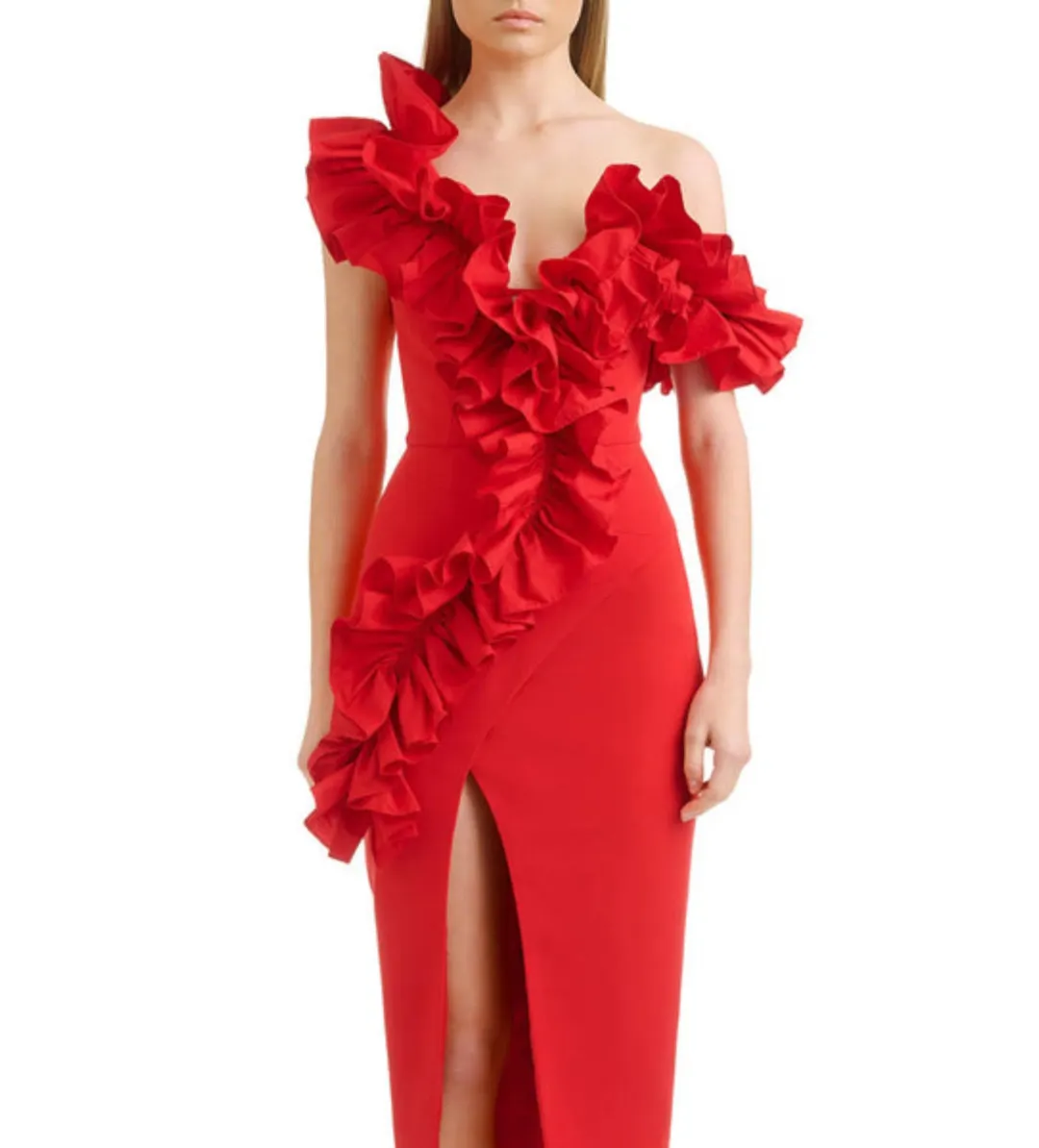 Eliya the Label Rosanna Dress Red Size S/Au 8 for rent on The Volte - main image