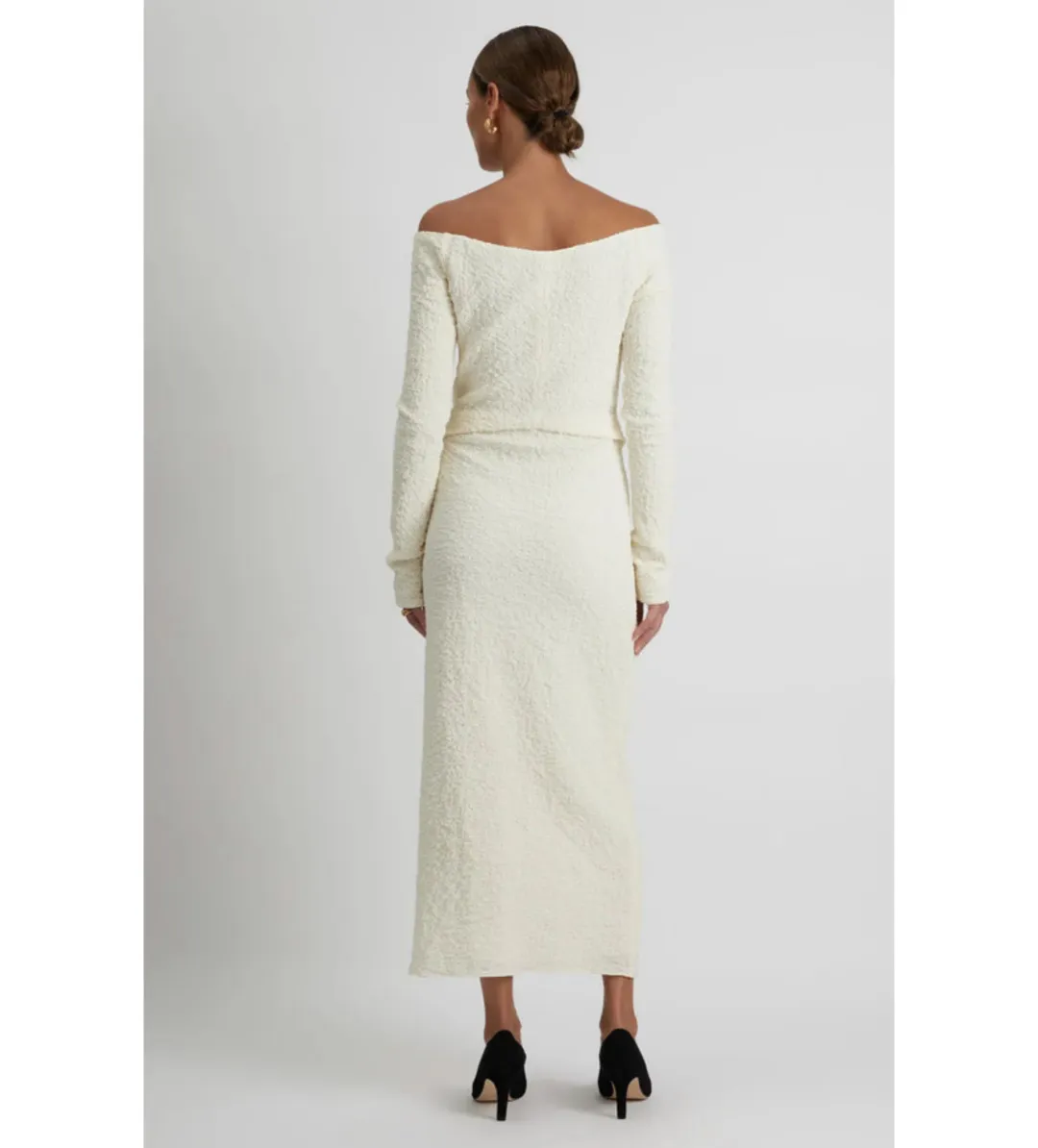 Camilla and Marc Minerva Long Sleeve Dress Cream Size 6 for rent on The Volte - main image