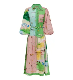Alemais Jet Shirtdress Multi Size 14 for rent on The Volte - image 3