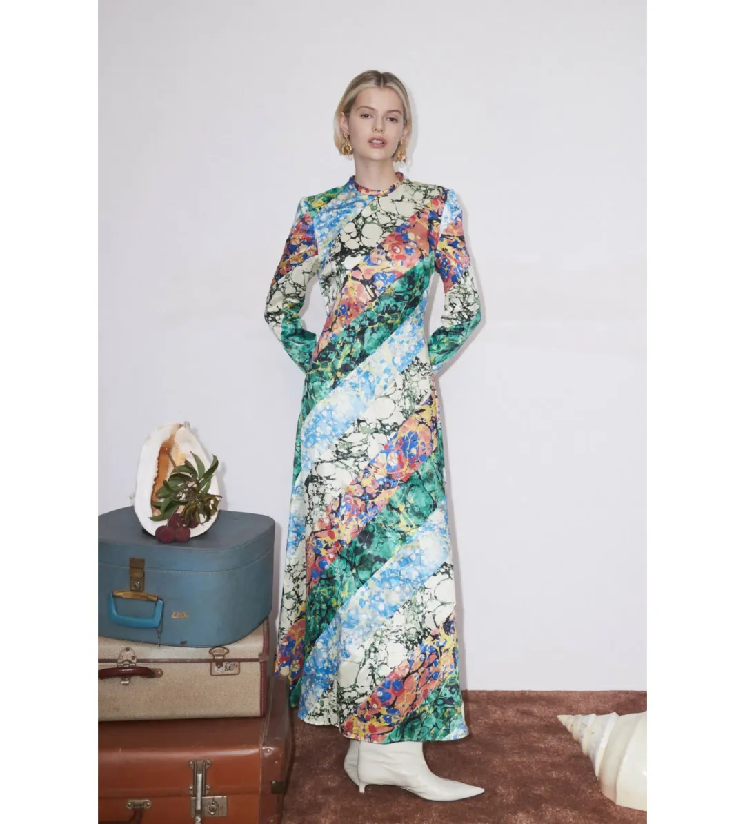 Alemais Sunburst Gown Multi Size 16 for rent on The Volte - main image