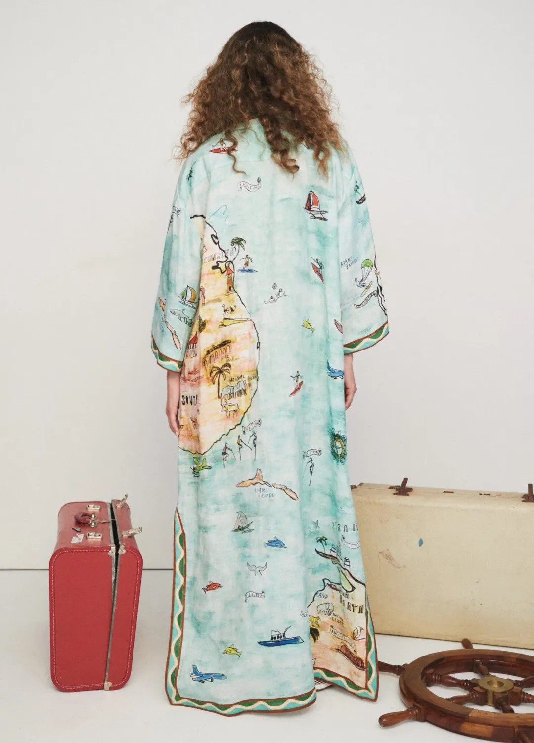 Alemais Swell Shirtdress Print Size 14 for rent on The Volte - main image