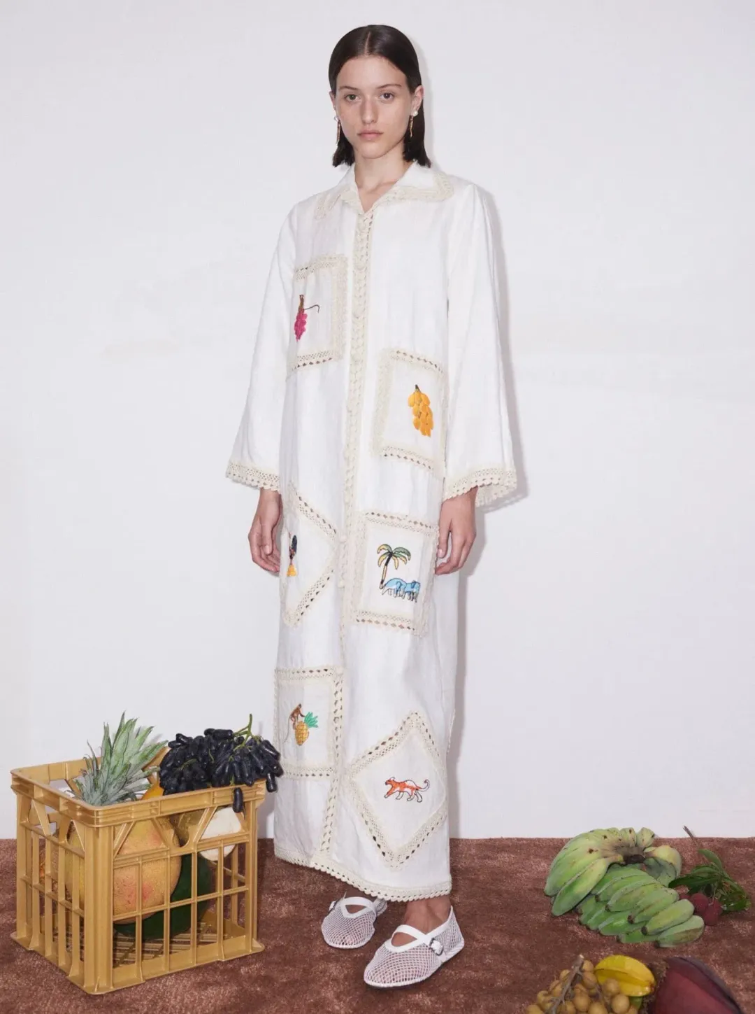 Alemais Teddy Shirtdress Print Size 16 for rent on The Volte - main image