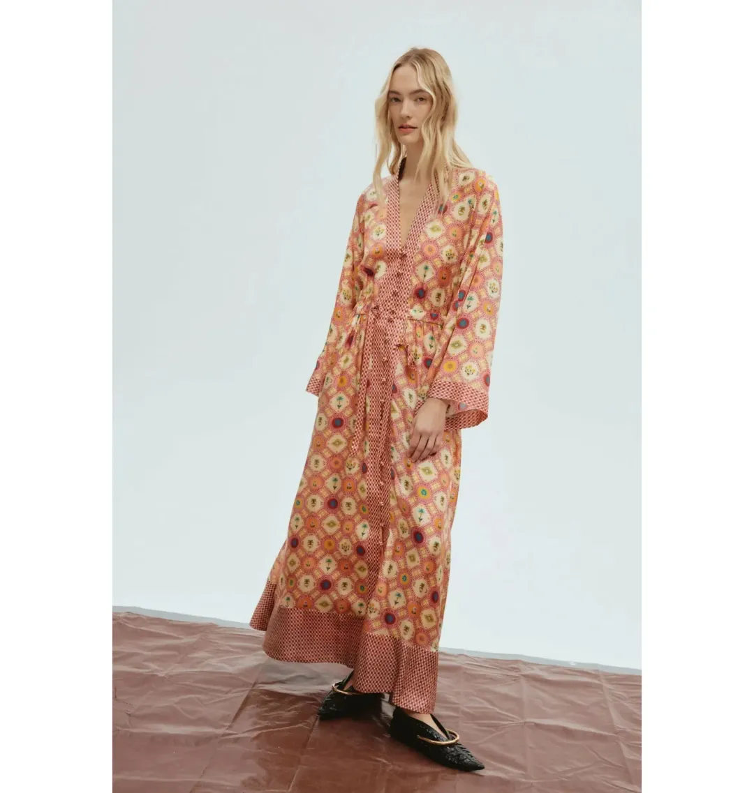 Alemais Omen Shirtdress Print Size AU 14 for rent on The Volte - main image