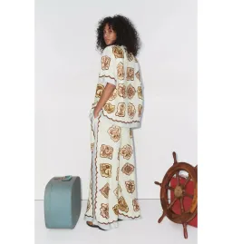 Alemais Relic Shirt and Pant Set Print Size AU 14 for rent on The Volte - image 3