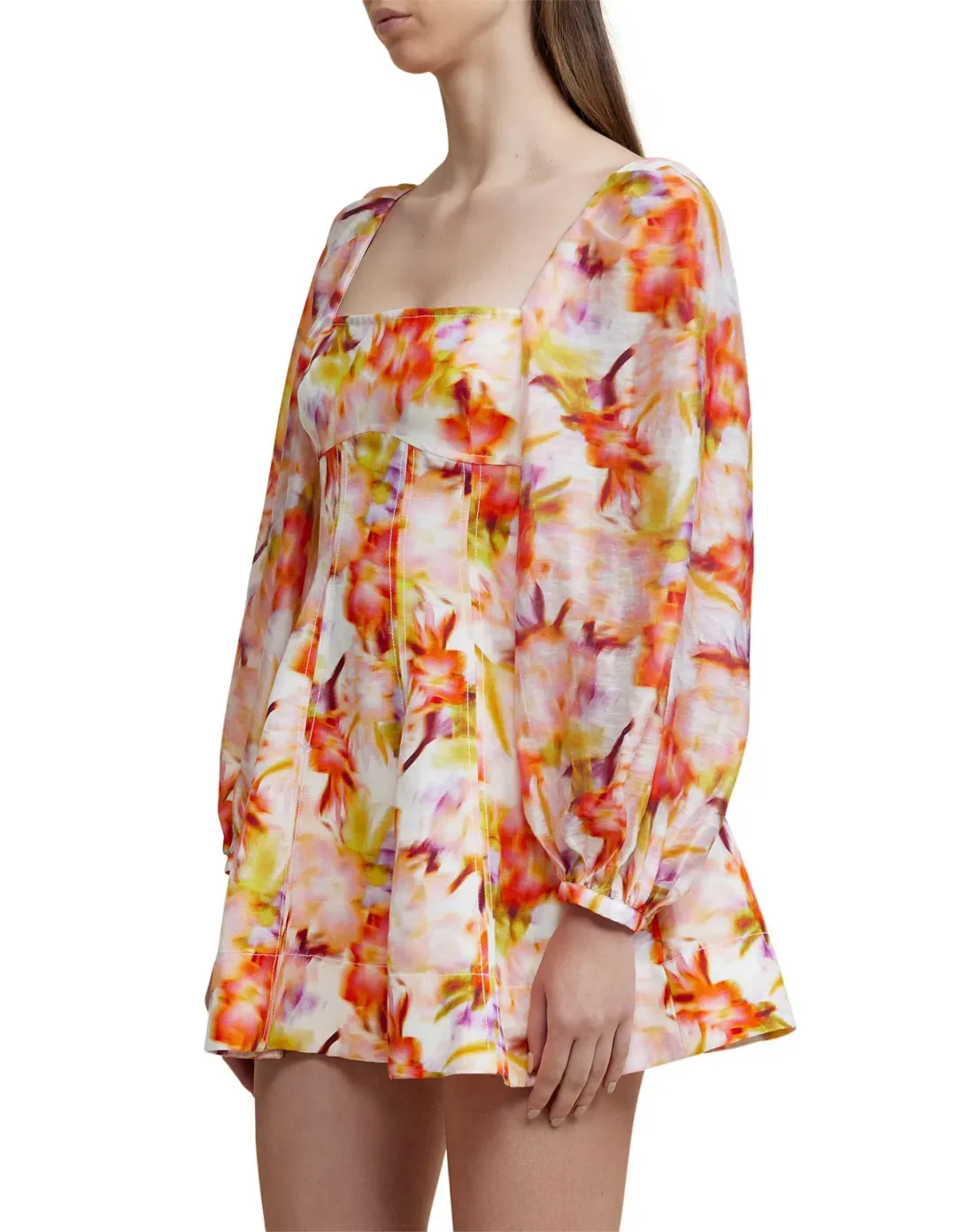 Acler Ardanary Mini Dress In Rogue Medley Size 12 for rent on The Volte - main image