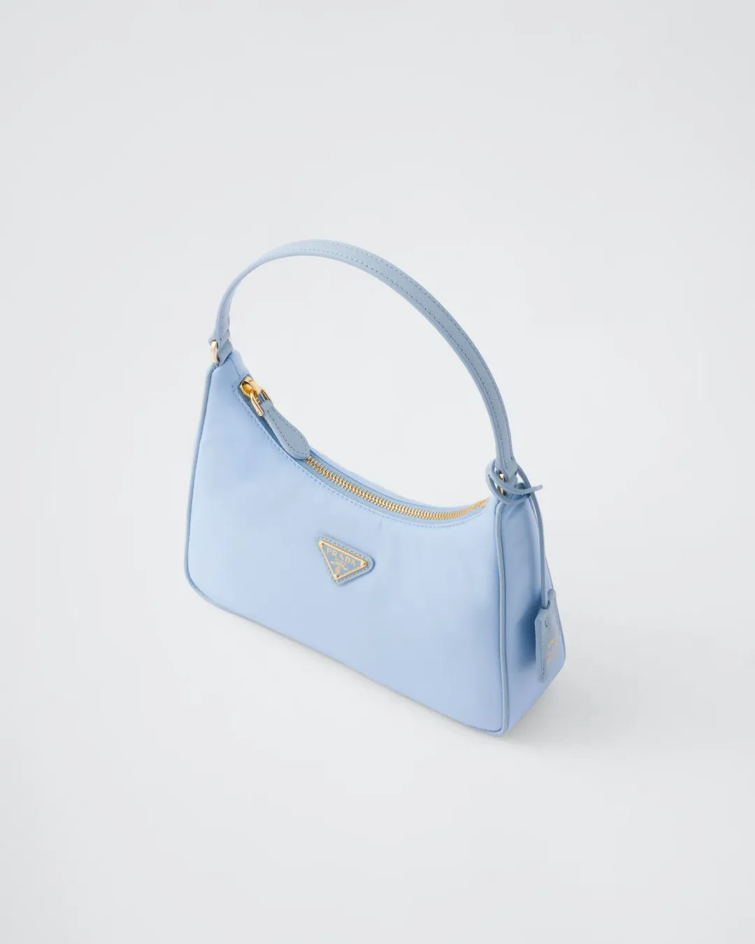 Prada Re-Edition 2005 Re-Nylon & Saffiano Mini Bag Pale Blue  for rent on The Volte - main image