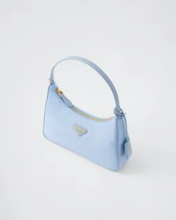 Prada Re-Edition 2005 Re-Nylon & Saffiano Mini Bag Pale Blue  for rent on The Volte - image 2