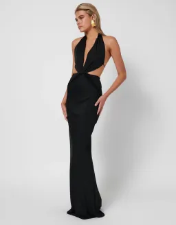 Effie Kats Harper Gown In Black Size S/Au  8  for rent on The Volte - image 3