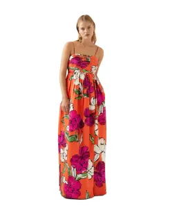 Aje Monument Tulip Maxi Dress Vivid Camellia Size 6 for rent on The Volte - image 1