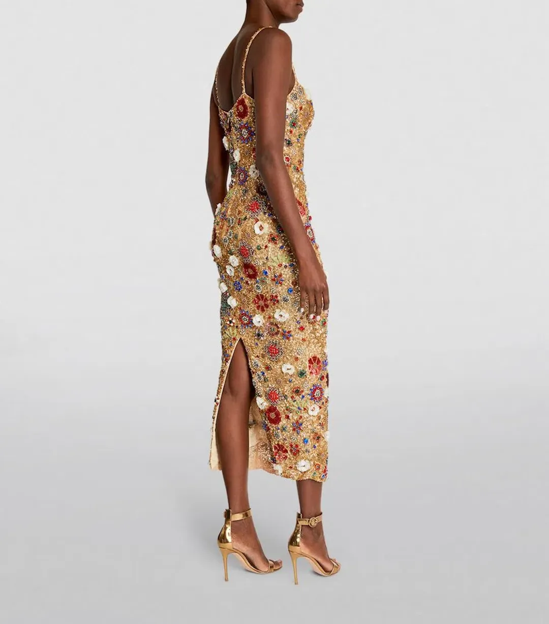 Rachel Gilbert Francesca Gown Dress Gold Size 0 / AU 6  for rent on The Volte - main image