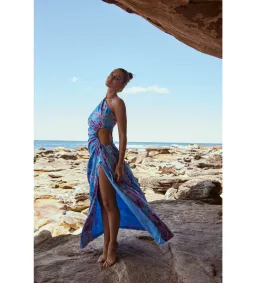 Sonya Moda Nour Dress in Zuri Print Size 10 for rent on The Volte - image 1