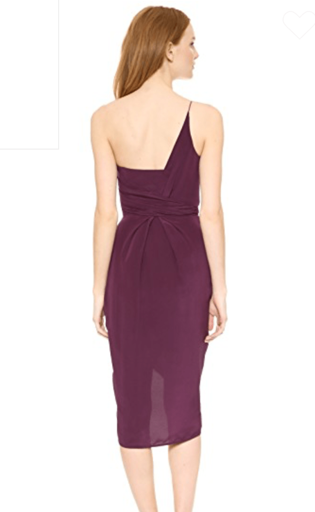Zimmermann Silk Plunge One Shoulder Dress Size 14-16 for rent on The Volte - main image