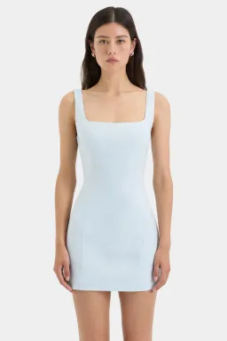 Sir The Label Iris Tie Mini Dress Light Blue Size 1 / AU 8 for rent on The Volte - image 2