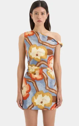 Sir the Label Avery Twist Mini Dress Camellia Print Size 12 for rent on The Volte - image 2