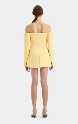 Sir the Label Sandrine Tailored Mini in Limone Size 8  for rent on The Volte - image 4