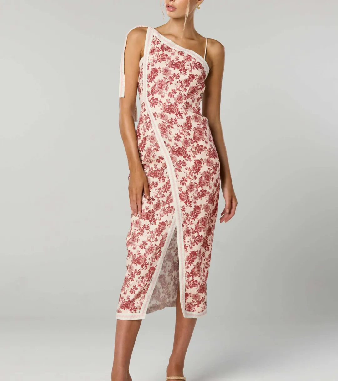 Winona Cherri Asymmetrical Dress Floral Size 12 for rent on The Volte - main image