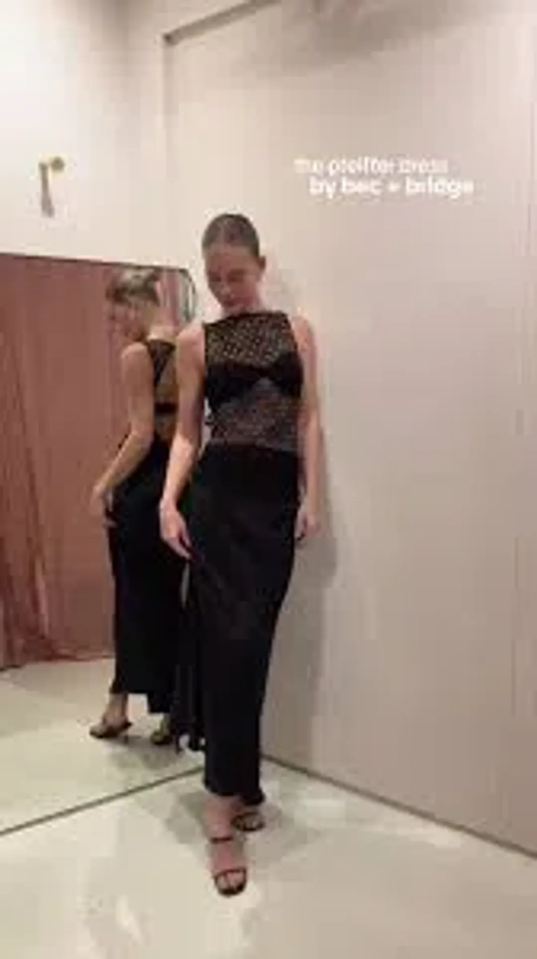 Bec and Bridge Pfeiffer Maxi Dress Black Size 6 for rent on The Volte - main image